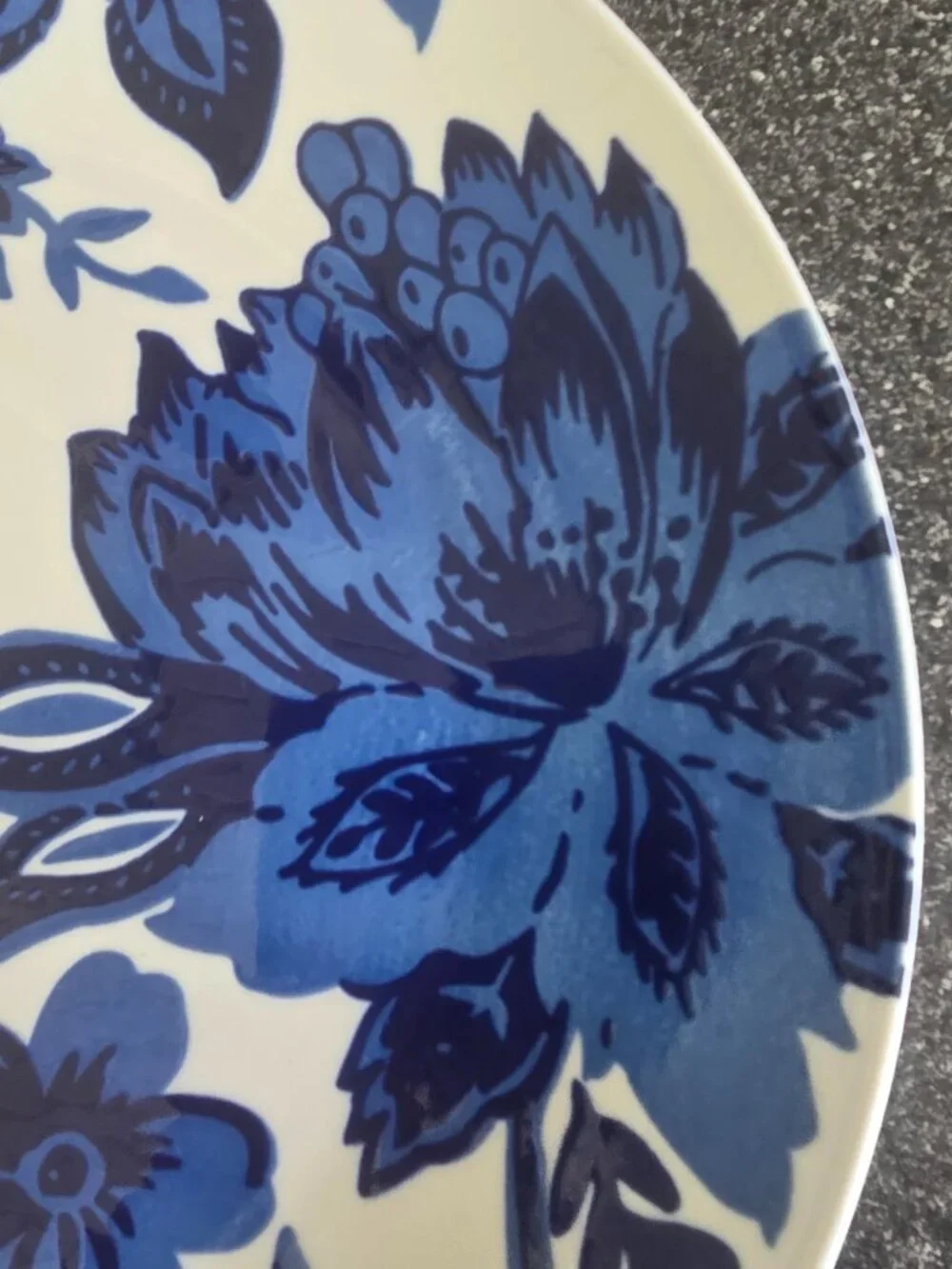 Royal Norfolk Blue Floral Dinner Plate 10.5 Inch Greenbrier International